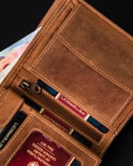 Peterson Usnjena moška denarnica za kartice