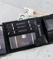 RONALDO Mala usnjena moška denarnica brez zaponke