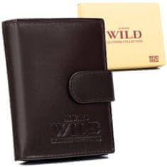 Always Wild Elegantna, usnjena moška denarnica na zaponko