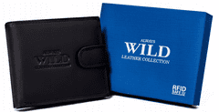 Always Wild Velika, usnjena moška denarnica na zaponko