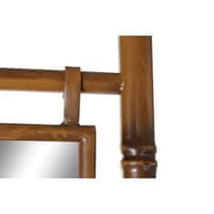 NEW Samostoječe Stojalo za Brisače DKD Home Decor Ogledalo Kovina Gorčica (55 x 3 x 190 cm)