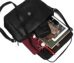 Peterson Ženska usnjena kurirska torba z denarnico