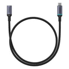 BASEUS Kabelski podaljšek USB-C 10Gbps 0,5 m črn