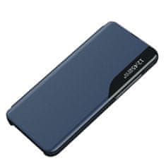 HURTEL Ohišje za Samsung S24 Ultra s prevleko in stojalom Eco Leather View Case blue