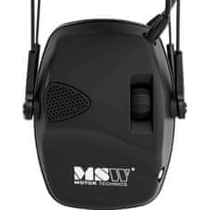 MSW AUX zaščitne slušalke za aktivne strelce - črne