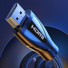 NEW Kabel HDMI 2.1 8K 60Hz 1,5 m z bombažno pletenino, črn