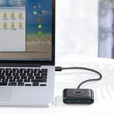 Ugreen Večnamenski razdelilnik vrat USB HUB - 4x USB 3.0 1m bela