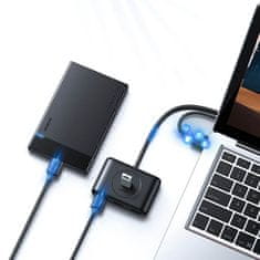 Ugreen Večnamenski razdelilnik vrat USB HUB - 4x USB 3.0 1m bela