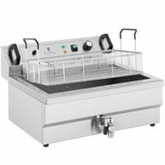 Royal Catering Friteza za ribje krofe z odcejalnikom 3000 W 16 l 230 V