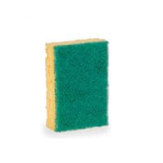 BigBuy Komplet čistil za čiščenje Abrazivna vlakna Rumeno zelena celuloza 9 x 5,5 x 2,5 cm (14 enot)