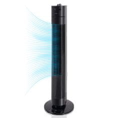 Clatronic TVL 3770 stolpni ventilator črne barve
