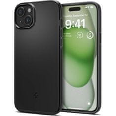 Spigen Zaščitni ovitek za iPhone 15 Plus Thin Fit črn