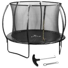 Uniprodo Otroški vrtni trampolin za odrasle z notranjo mrežo Ø 305 cm do 120 kg
