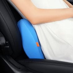 BASEUS Ledvena blazina s pomnilnikom oblike za avto ComfortRide modra