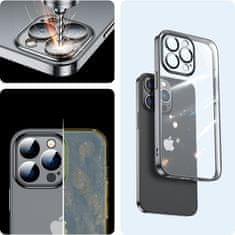 Joyroom Ovitek za iPhone 14 Pro s kovinskim okvirjem 14Q Case black