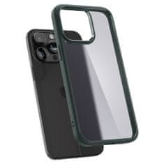 Spigen Ultra hibridno ohišje za iPhone 15 Pro temno zeleno