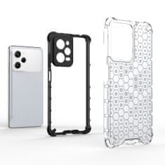 HURTEL Oklepni hibridni etui za Xiaomi Redmi Note 12 Pro / Poco X5 Pro 5G Honeycomb black