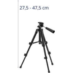 Miramarket Stativ stativ za fotoaparat križani laser 27,5-47,5 cm 1/4'' navoj