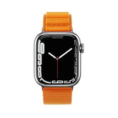 Noah Trak z jekleno zaponko Alpine za Apple Watch 42 / 44 / 45 / 49 mm oranžne barve