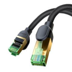 Noah Hitri LAN RJ45 cat.8 40Gbps pleteni omrežni kabel 8m črn