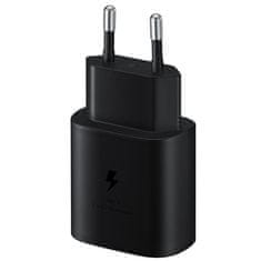 Samsung SFC 3.0 25W 3A USB-C hitri polnilec črne barve