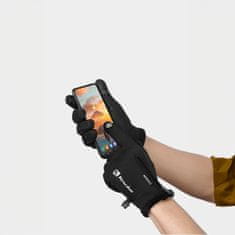 Noah Športne rokavice na dotik za telefon pozimi na prostem velikost L črna
