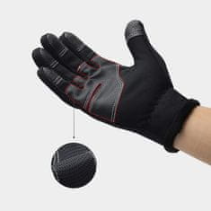 Noah Športne rokavice na dotik za telefon pozimi na prostem velikost L črna