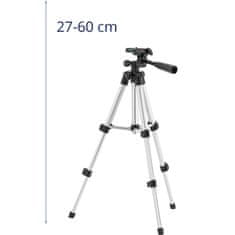 Noah Stativ stativ za fotoaparat križani laser 27-60 cm 1/4'' navoj