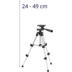 Miramarket Stativ stativ za fotoaparat s prekrižanim laserjem 24-49 cm 1/4'' navoj