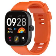 BStrap Silicone pašček za Xiaomi Redmi Watch 4, orange