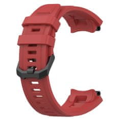 BStrap Silicone pašček za Xiaomi Amazfit Active Edge, red