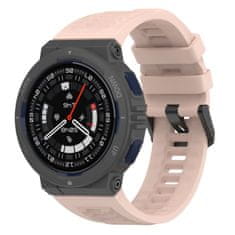 BStrap Silicone pašček za Xiaomi Amazfit Active Edge, sand pink