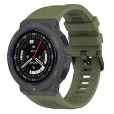 BStrap Silicone pašček za Xiaomi Amazfit Active Edge, jungle green