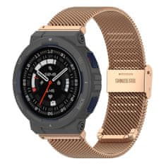 BStrap Milanese pašček za Xiaomi Amazfit Active Edge, rose gold