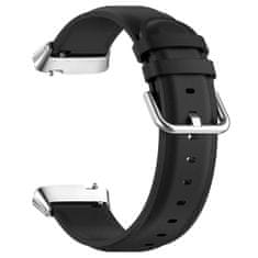 BStrap Leather pašček za Xiaomi Redmi Watch 3 Active / Lite, black