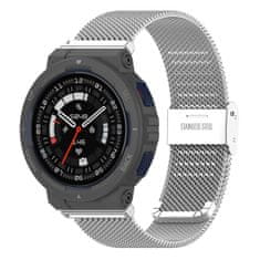 BStrap Milanese pašček za Xiaomi Amazfit Active Edge, silver