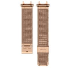 BStrap Milanese pašček za Xiaomi Amazfit Active Edge, rose gold