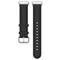 BStrap Leather pašček za Xiaomi Redmi Watch 3 Active / Lite, black