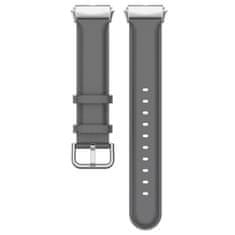 BStrap Leather pašček za Xiaomi Redmi Watch 3 Active / Lite, gray