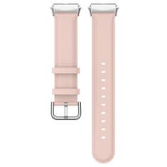 BStrap Leather pašček za Xiaomi Redmi Watch 3 Active / Lite, sand pink