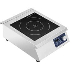 Royal Catering Nastavljiva indukcijska kuhalna plošča prenosna 33 cm dia 5000 W