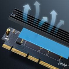 Ugreen Razširitvena kartica PCIe 4.0 x16 na M.2 NVMe M-Key črna