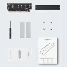 Ugreen Razširitvena kartica PCIe 4.0 x16 na M.2 NVMe M-Key črna