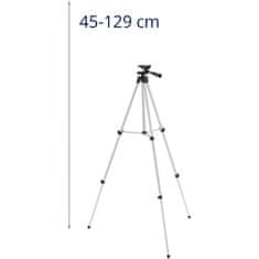 Miramarket Stativ stativ za fotoaparat križni laser 45-129 cm 1/4'' navoj