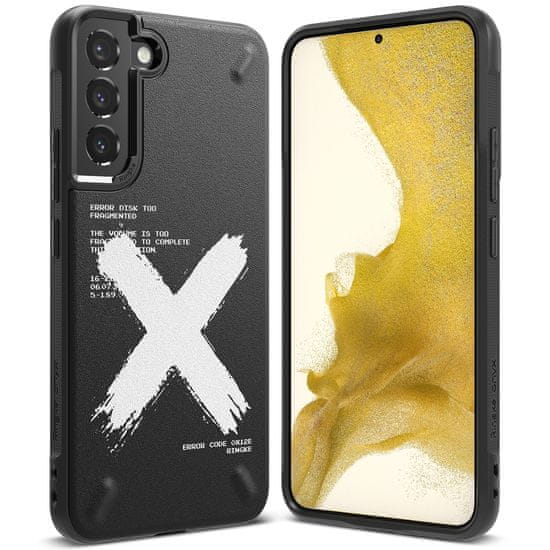 RINGKE Robusten ovitek ohišja Galaxy S22+ Onyx Design X črn