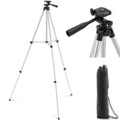 slomart Stativ stativ za fotoaparat s prekrižanim laserjem 47-150 cm 1/4'' navoj