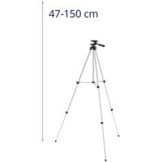 Noah Stativ stativ za fotoaparat s prekrižanim laserjem 47-150 cm 1/4'' navoj