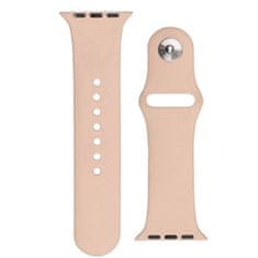 shumee Silikonski pas za Apple Watch Ultra 2-9/SE 42/44/45/49mm Silicone Strap APS sand