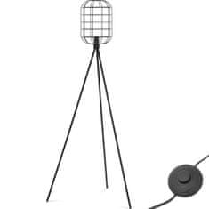 Noah Talna stoječa svetilka mrežasto senčilo E27 163 cm
