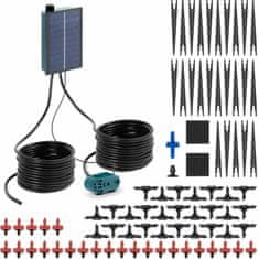 Hillvert Solarni sistem za namakanje vrta avtomatski 25 kapljic 5 m 1,6 W